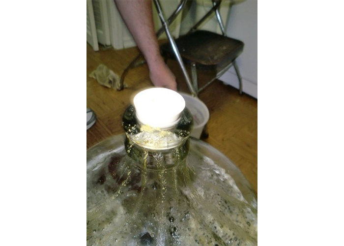 Bung on carboy